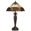 Tiffany Amberjack 26 in. Bronze Table Lamp by Serena D'italia