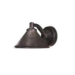 Kirkham 1-Light Bronze Outdoor Wall-Mount Lantern Sconce by the great outdoors by Minka Lavery