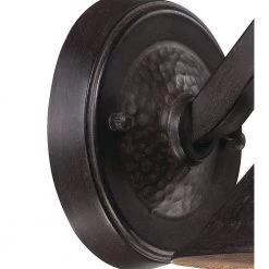 Kirkham 1-Light Aspen Bronze Outdoor Integrated Wall Lantern Sconce by the great outdoors by Minka Lavery -Serena D'italia shop aspen bronze the great outdoors by minka lavery outdoor sconces 8101 a138 l 40 1000