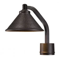 Kirkham 1-Light Aspen Bronze Outdoor LED Post Mount by the great outdoors by Minka Lavery
