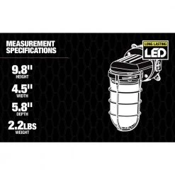 Hammered Black LED Outdoor Bulkhead Light with Vapor Tight Ceiling Mount by Southwire 15 Hammered Black LED Outdoor Bulkhead Light with Vapor Tight Ceiling Mount by Southwire -Serena D'italia shop black southwire bulkhead lights l17vp07blk 76 1000