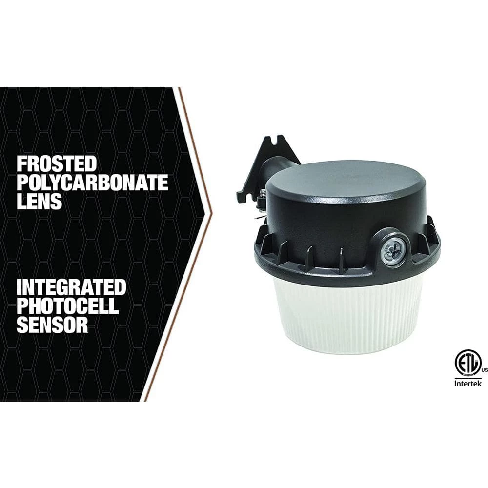 35-Watt Equivalent Black Dusk to Dawn Integrated LED Area Light by Southwire 5 35-Watt Equivalent Black Dusk to Dawn Integrated LED Area Light by Southwire - Image 3