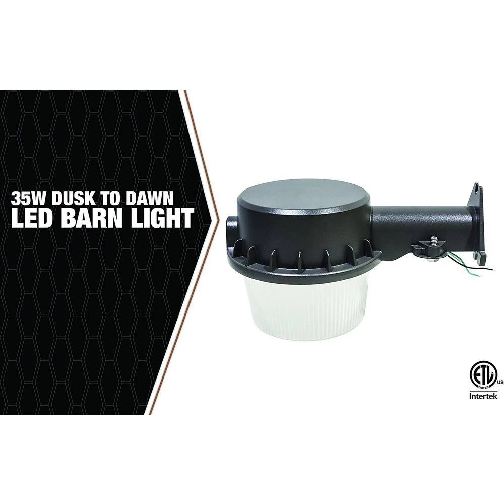 35-Watt Equivalent Black Dusk to Dawn Integrated LED Area Light by Southwire 4 35-Watt Equivalent Black Dusk to Dawn Integrated LED Area Light by Southwire - Image 2