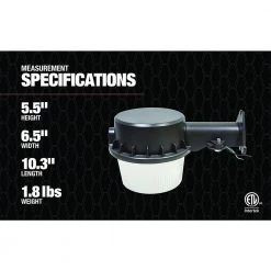 35-Watt Equivalent Black Dusk to Dawn Integrated LED Area Light by Southwire 13 35-Watt Equivalent Black Dusk to Dawn Integrated LED Area Light by Southwire -Serena D'italia shop black southwire parking lot lights l17bl1036 fa 1000