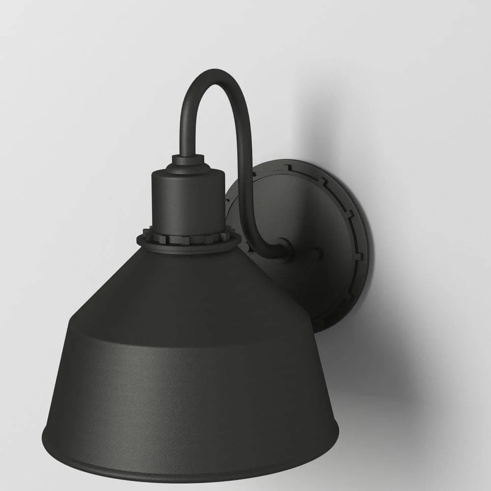 Mantiel Collection 1-Light Black Finish Outdoor Wall Lantern Sconce by the great outdoors by Minka Lavery 6 Mantiel Collection 1-Light Black Finish Outdoor Wall Lantern Sconce by the great outdoors by Minka Lavery - Image 4