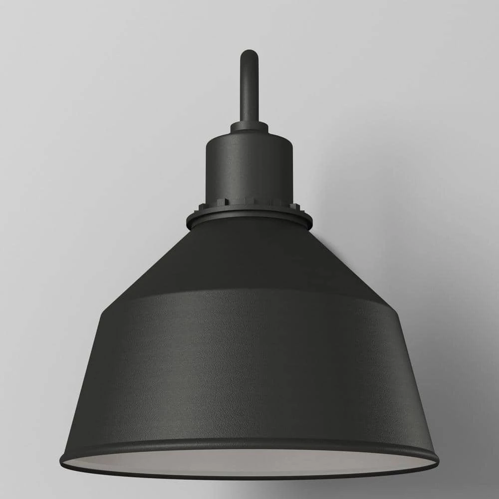 Mantiel Collection 1-Light Black Finish Outdoor Wall Lantern Sconce by the great outdoors by Minka Lavery 4 Mantiel Collection 1-Light Black Finish Outdoor Wall Lantern Sconce by the great outdoors by Minka Lavery - Image 2