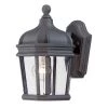 Harrison 1-Light Black Outdoor Wall Lantern Sconce by the great outdoors by Minka Lavery -Serena D'italia shop black the great outdoors by minka lavery outdoor sconces 8690 66 64 1000