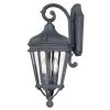 Harrison 2-Light Black Outdoor Wall Lantern Sconce by the great outdoors by Minka Lavery -Serena D'italia shop black the great outdoors by minka lavery outdoor sconces 8691 66 64 1000