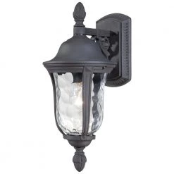Ardmore 1-Light Black Outdoor Wall Lantern Sconce by the great outdoors by Minka Lavery