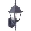 Bay Hill Wall-Mount 1-Light Black Outdoor Wall Lantern Sconce by the great outdoors by Minka Lavery -Serena D'italia shop black the great outdoors by minka lavery outdoor sconces 9060 66 64 1000