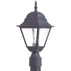 Serena D'italia shop 25 Bay Hill 1-Light Black Outdoor Post Lantern by the great outdoors by Minka Lavery