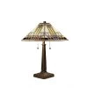 Tiffany Style Blue Mission 23 in. Bronze Table Lamp by Serena D'italia -Serena D'italia shop blue white brown bronze serena d italia table lamps mis105 64 1000