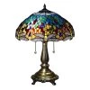 Tiffany Blue Dragonfly 23 in. Bronze Table Lamp by Serena D'italia 2 Tiffany Blue Dragonfly 23 in. Bronze Table Lamp by Serena D'italia -Serena D'italia shop blue yellow stained glass bronze serena d italia table lamps t16275a 64 1000