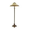 Tiffany Blue Mission 60 in. Bronze Floor Lamp by Serena D'italia -Serena D'italia shop bonze white brown blue bronze serena d italia floor lamps mis105flr 64 1000