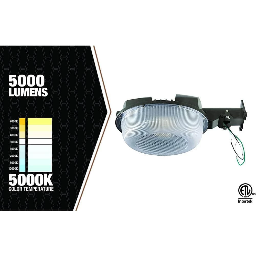 42-Watt Equivalent Black Dusk to Dawn Integrated LED Area Light by Southwire 7 42-Watt Equivalent Black Dusk to Dawn Integrated LED Area Light by Southwire - Image 5