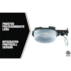 42-Watt Equivalent Black Dusk to Dawn Integrated LED Area Light by Southwire 10 42-Watt Equivalent Black Dusk to Dawn Integrated LED Area Light by Southwire -Serena D'italia shop bronze aluminum southwire parking lot lights l17bl2050 4f 1000