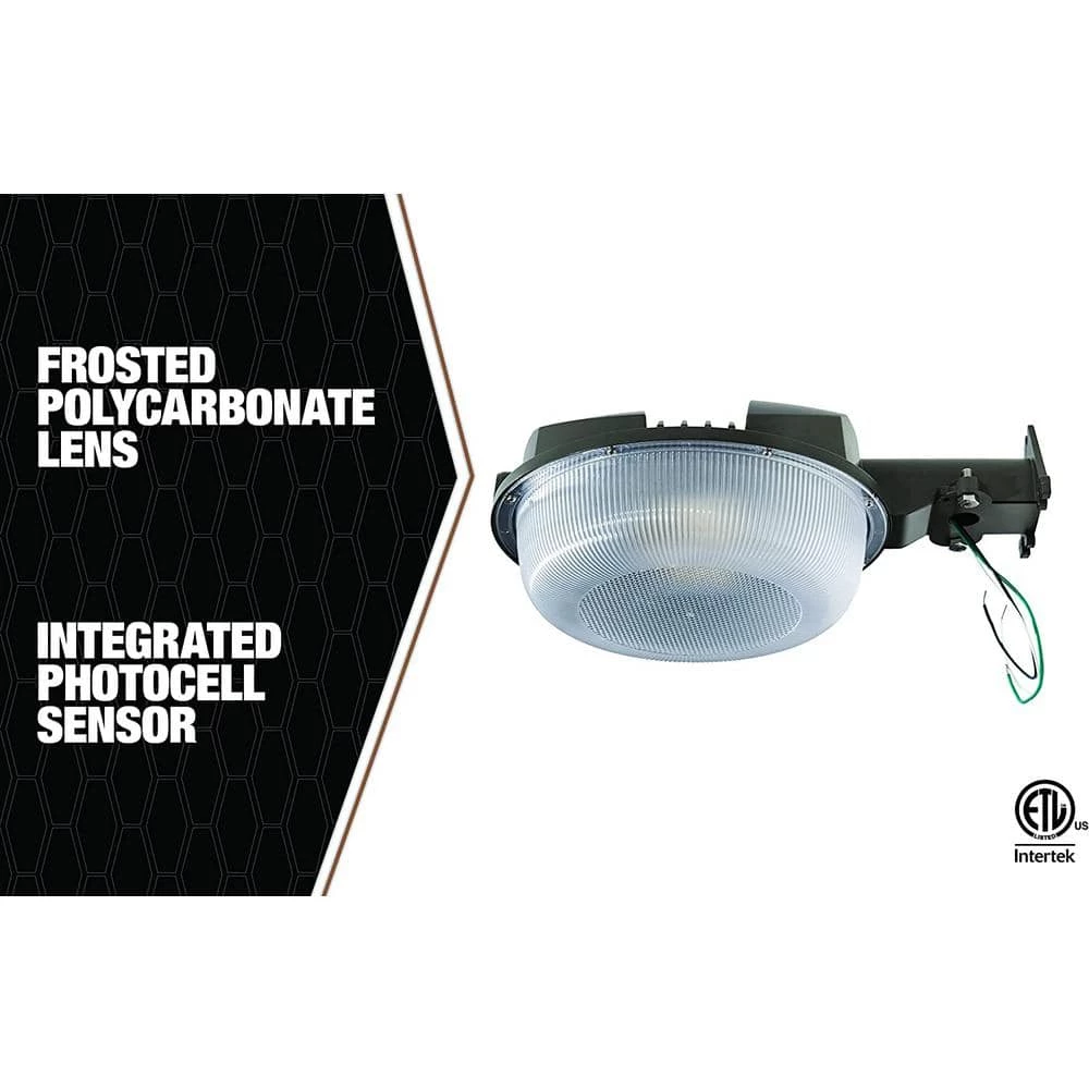 42-Watt Equivalent Black Dusk to Dawn Integrated LED Area Light by Southwire 5 42-Watt Equivalent Black Dusk to Dawn Integrated LED Area Light by Southwire - Image 3