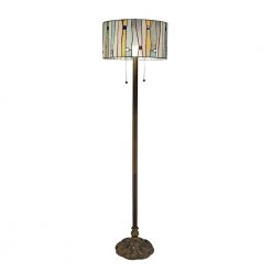 Serena D'italia shop 17 Tiffany Blue Contemporary 60 in. Bronze Floor Lamp by Serena D'italia