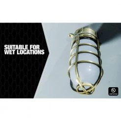 Antique Bronze LED Outdoor Bulkhead Light with Vapor Tight Ceiling Mount by Southwire 13 Antique Bronze LED Outdoor Bulkhead Light with Vapor Tight Ceiling Mount by Southwire -Serena D'italia shop bronze southwire bulkhead lights l17vp06ab 44 1000