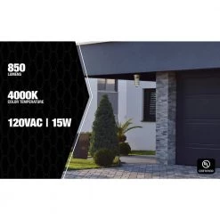 Antique Bronze LED Outdoor Bulkhead Light with Vapor Tight Ceiling Mount by Southwire 14 Antique Bronze LED Outdoor Bulkhead Light with Vapor Tight Ceiling Mount by Southwire -Serena D'italia shop bronze southwire bulkhead lights l17vp06ab fa 1000