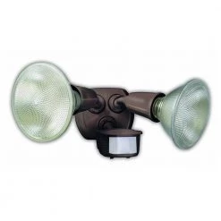 240-Watt 180-Degree Bronze Motion Activated Outdoor Dusk to Dawn Security Flood Light with Twin Head by Southwire
