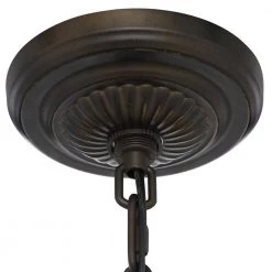 Tiffany 2-Light Sunrise Bronze Pendant Hanging Lamp by Serena D'italia 9 Tiffany 2-Light Sunrise Bronze Pendant Hanging Lamp by Serena D'italia -Serena D'italia shop brown green cream stained glass bronze serena d italia chandeliers tf7040han 40 1000