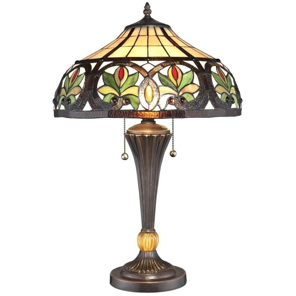 23 in. Tiffany Sunrise Bronze Table Lamp by Serena D'italia 3 23 in. Tiffany Sunrise Bronze Table Lamp by Serena D'italia