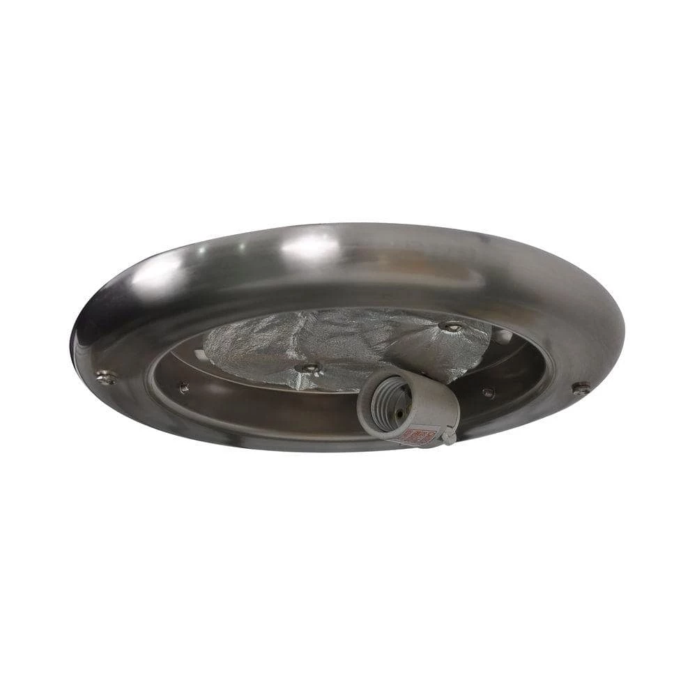 Hugger 52 in. Brushed Nickel Ceiling Fan Replacement Light Kit by Air Cool 3 Hugger 52 in. Brushed Nickel Ceiling Fan Replacement Light Kit by Air Cool