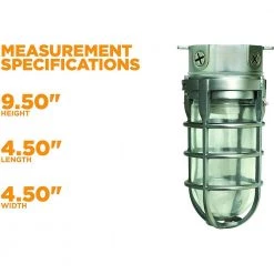 Industrial 1-Light Brushed Steel Outdoor Weather Tight Flushmount Light Fixture by Southwire -Serena D'italia shop brushed steel southwire outdoor flush mount lights l1706bs 76 1000