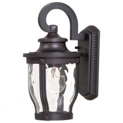 Merrimack 1-Light Corona Bronze Outdoor Wall Lantern Sconce by the great outdoors by Minka Lavery
