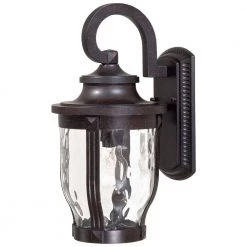 Merrimack 1-Light Corona Bronze Outdoor Wall Lantern Sconce by the great outdoors by Minka Lavery