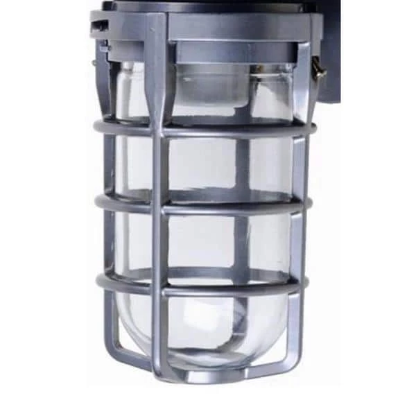 Industrial 1-Light Gray Outdoor Weather Tight Flushmount Wall Light Fixture by Southwire 4 Industrial 1-Light Gray Outdoor Weather Tight Flushmount Wall Light Fixture by Southwire - Image 2