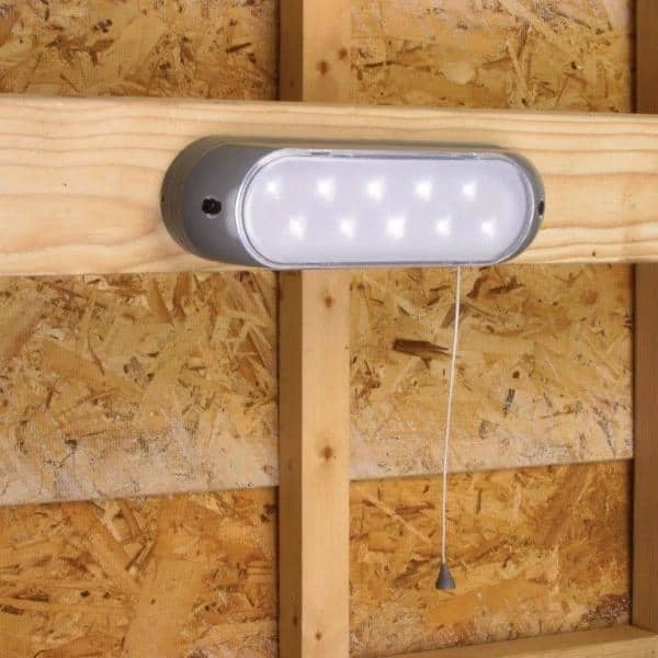 7-Watt Grey Integrated LED Rechargeable Solar-Panel Shed Light by Southwire 4 7-Watt Grey Integrated LED Rechargeable Solar-Panel Shed Light by Southwire - Image 2