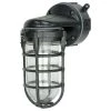 Industrial 1-Light Hammered Black Outdoor Weather Tight Flushmount Wall Light Fixture by Southwire -Serena D'italia shop hammered black southwire outdoor flush mount lights l1707svblk 64 1000