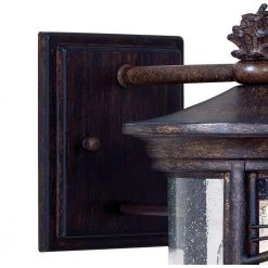 Abbey Lane 1-Light Iron Oxide Outdoor Wall Lantern Sconce by the great outdoors by Minka Lavery 10 Abbey Lane 1-Light Iron Oxide Outdoor Wall Lantern Sconce by the great outdoors by Minka Lavery -Serena D'italia shop iron oxide the great outdoors by minka lavery outdoor sconces 9151 a357 4f 1000