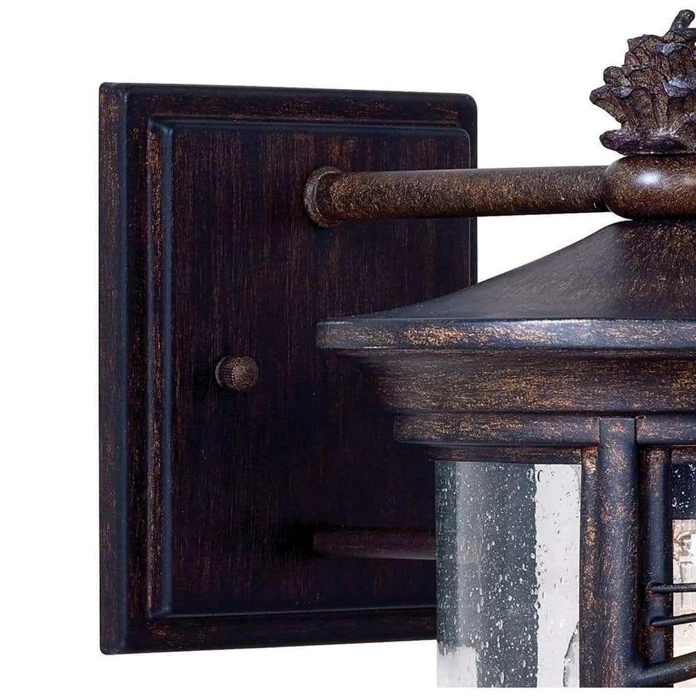 Abbey Lane 1-Light Iron Oxide Outdoor Wall Lantern Sconce by the great outdoors by Minka Lavery 5 Abbey Lane 1-Light Iron Oxide Outdoor Wall Lantern Sconce by the great outdoors by Minka Lavery - Image 3