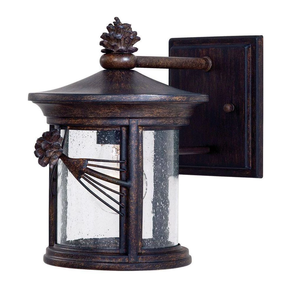 Abbey Lane 1-Light Iron Oxide Outdoor Wall Lantern Sconce by the great outdoors by Minka Lavery 3 Abbey Lane 1-Light Iron Oxide Outdoor Wall Lantern Sconce by the great outdoors by Minka Lavery