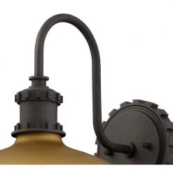 Escudilla Collection 1-Light Painted Honey Gold Outdoor Wall Lantern Sconce by the great outdoors by Minka Lavery -Serena D'italia shop painted honey gold the great outdoors by minka lavery outdoor sconces 71251 663 1f 1000