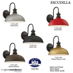 Escudilla Collection 1-Light Painted Honey Gold Outdoor Wall Lantern Sconce by the great outdoors by Minka Lavery -Serena D'italia shop painted honey gold the great outdoors by minka lavery outdoor sconces 71251 663 fa 1000