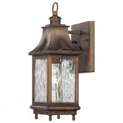 Wilshire Park 1-Light Portsmouth Bronze Outdoor Wall Lantern Sconce by the great outdoors by Minka Lavery