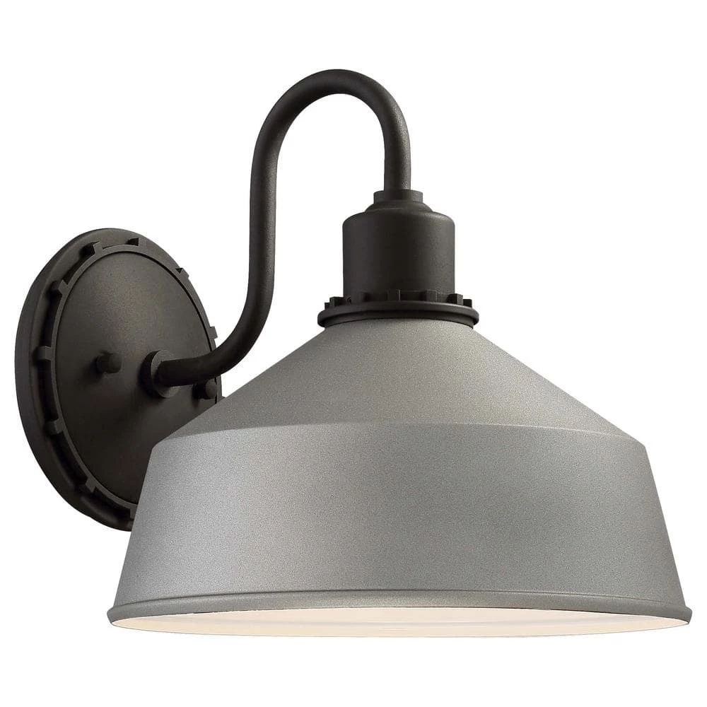 Mantiel Collection 1-Light Sand Silver Finish Outdoor Wall Lantern Sconce by the great outdoors by Minka Lavery 3 Mantiel Collection 1-Light Sand Silver Finish Outdoor Wall Lantern Sconce by the great outdoors by Minka Lavery