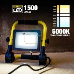 1500 Lumens Ratcheting LED Work Light by Southwire 15 1500 Lumens Ratcheting LED Work Light by Southwire -Serena D'italia shop southwire jobsite lighting csw1x1 44 1000
