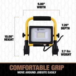 1500 Lumens Ratcheting LED Work Light by Southwire 13 1500 Lumens Ratcheting LED Work Light by Southwire -Serena D'italia shop southwire jobsite lighting csw1x1 4f 1000