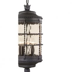 Mallorca Spanish Iron 5-Light Outdoor Chain Hung by the great outdoors by Minka Lavery -Serena D'italia shop spanish iron the great outdoors by minka lavery outdoor pendant lights 8884 a39 c3 1000