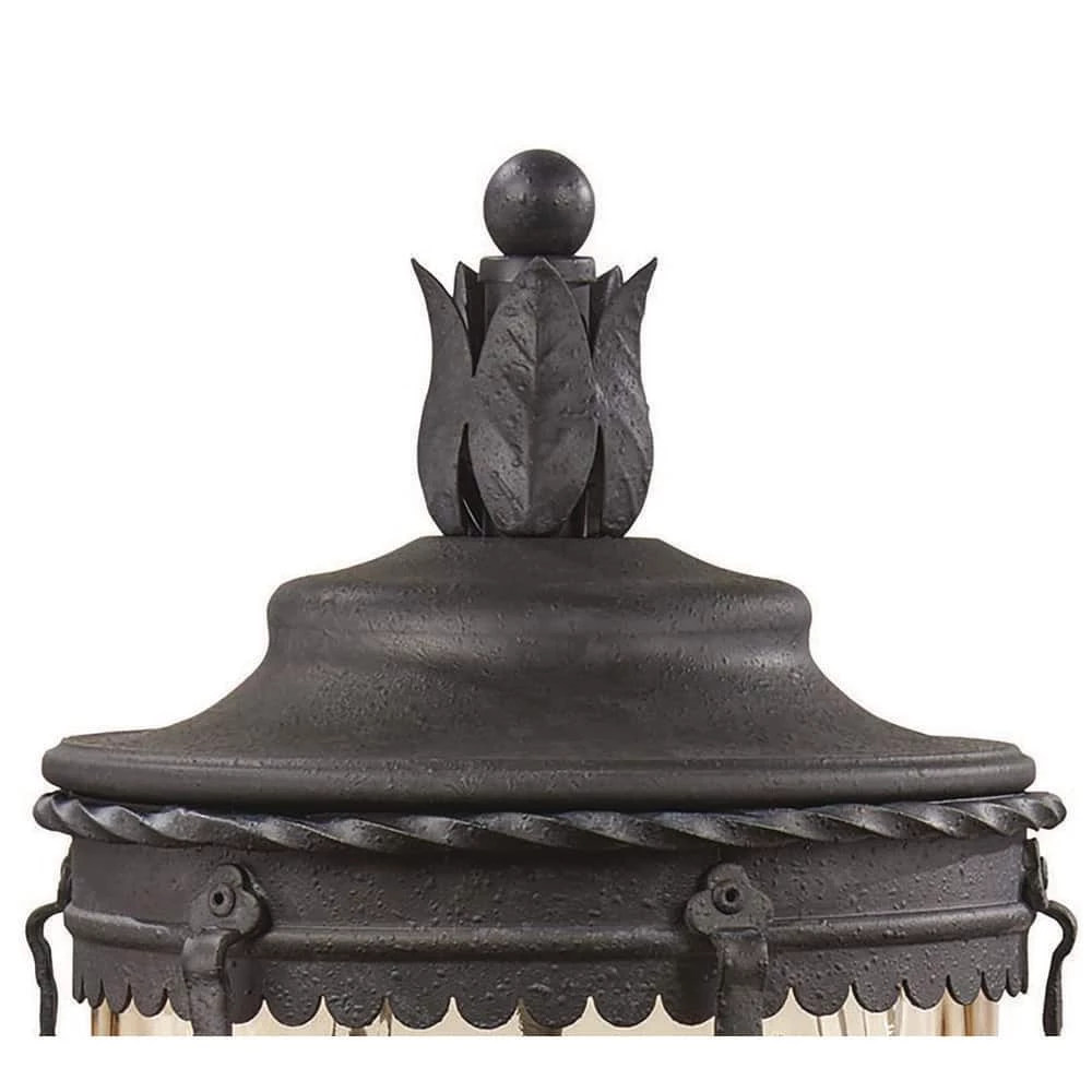 Mallorca 3-Light Outdoor Spanish Iron Post Light by the great outdoors by Minka Lavery 5 Mallorca 3-Light Outdoor Spanish Iron Post Light by the great outdoors by Minka Lavery - Image 3