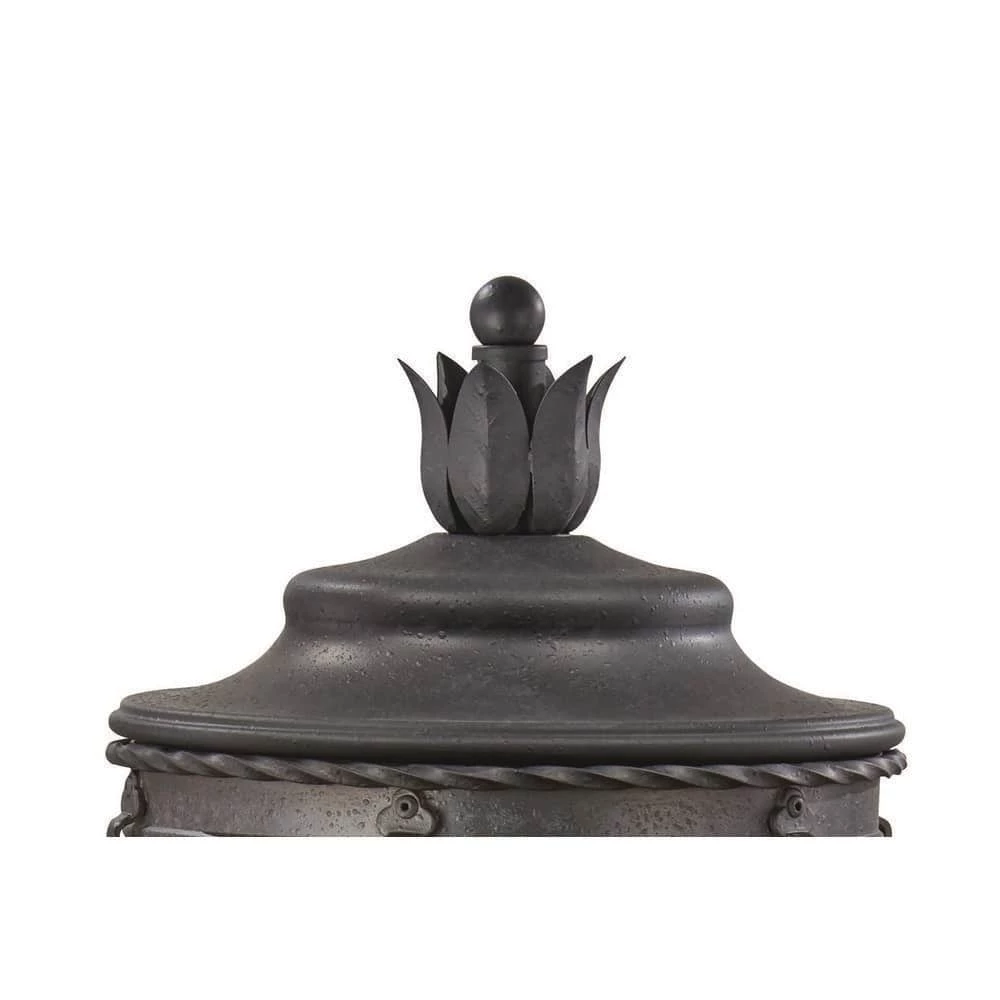 Mallorca 4-Light Outdoor Spanish Iron Post Light by the great outdoors by Minka Lavery 5 Mallorca 4-Light Outdoor Spanish Iron Post Light by the great outdoors by Minka Lavery - Image 3