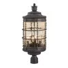 Mallorca 4-Light Outdoor Spanish Iron Post Light by the great outdoors by Minka Lavery -Serena D'italia shop spanish iron the great outdoors by minka lavery post light sets 8886 a39 64 1000