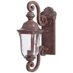 Ardmore 1-Light Vintage Rust Outdoor Wall Lantern Sconce by the great outdoors by Minka Lavery