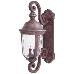 Ardmore 2-Light Vintage Rust Outdoor Wall Lantern Sconce by the great outdoors by Minka Lavery