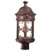 Sage Ridge 1-Light Vintage Rust Outdoor Post Lantern by the great outdoors by Minka Lavery -Serena D'italia shop vintage rust the great outdoors by minka lavery post lanterns 8286 a61 64 1000